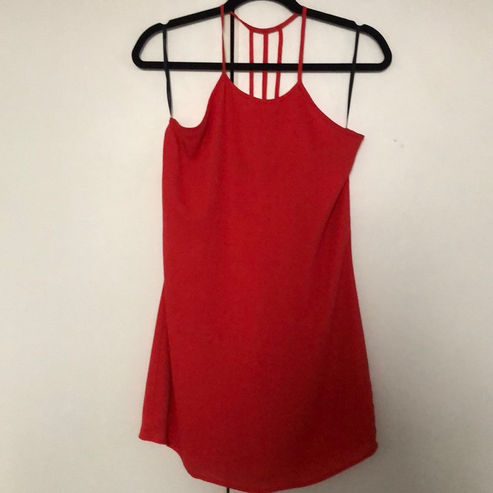 Red dress